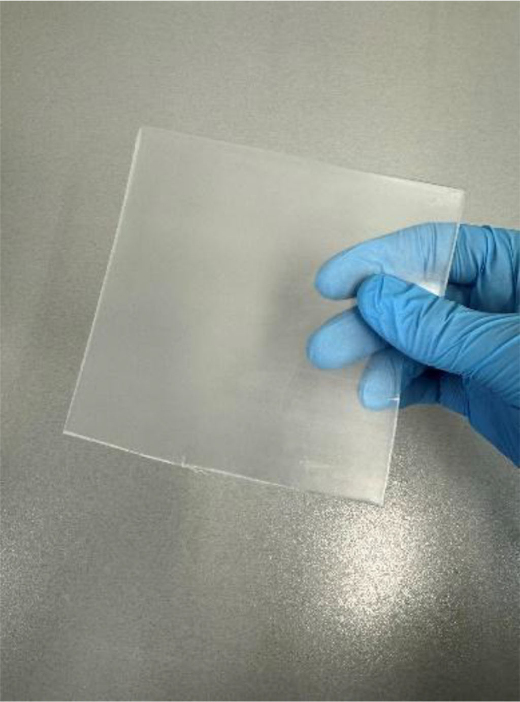 Fig.1 Thermoformable flexible plate, 3mm thick.